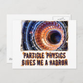 Deeltjesfysica Briefkaart (Voorkant / Achterkant)