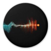 Deeltjesgolfdualiteit Keramische Knop (Voorkant)