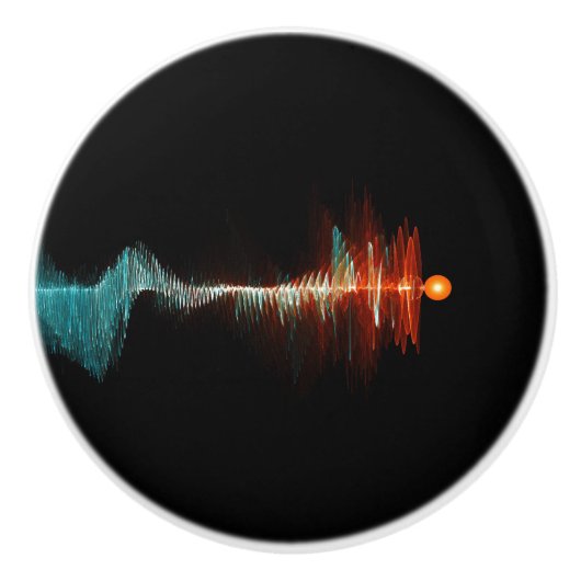 Deeltjesgolfdualiteit Keramische Knop (Voorkant)