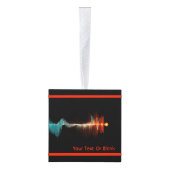 Deeltjesgolfdualiteit Kubus Ornament (Rechts)