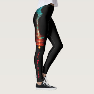 Deeltjesgolfdualiteit Leggings