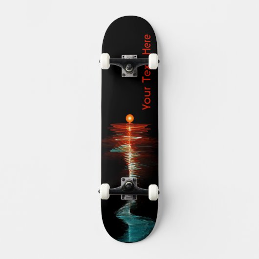 Deeltjesgolfdualiteit Skateboard (Voorkant)
