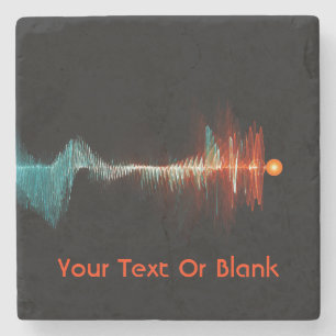 Deeltjesgolfdualiteit Stenen Onderzetter