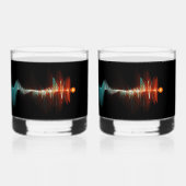 Deeltjesgolfdualiteit Whisky Glas (Voorkant)