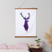 Deeltjesontwerp Hangend Wandkleed (Slaapkamer)