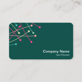 Deeltjessporen - Kleur 01 op Dk Green 004840 Visitekaartje