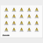 : Deeltjesversneller Ronde Sticker (Vel)