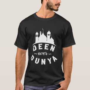 Deen Ever Dunya Moskee Islamitische Religie Moslim T-shirt