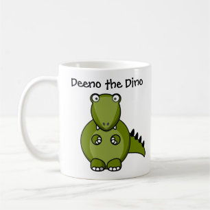 Deeno le Dino personnalisées Dino Dessin de la Mug