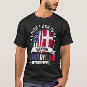 Deens - Amerikaanse landen vlaggen pride land denm T-shirt
