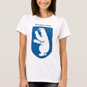  Deens koninklijk wapenschild van Groenland T-shirt