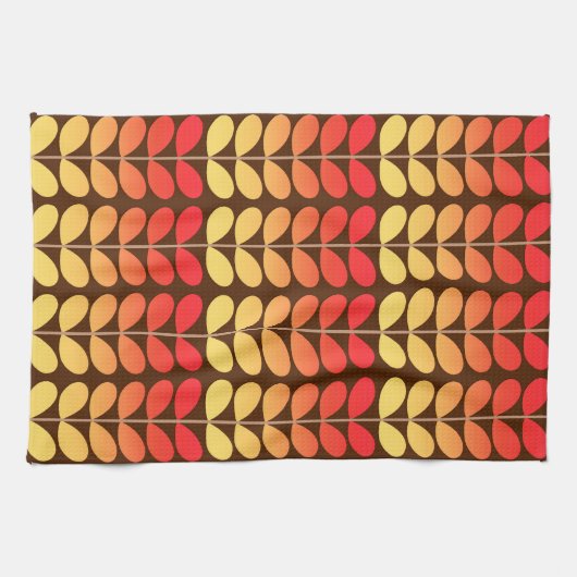 Deens leren uit de middeleeuwen, bruin, Oranje en  Theedoek (Horizontaal)