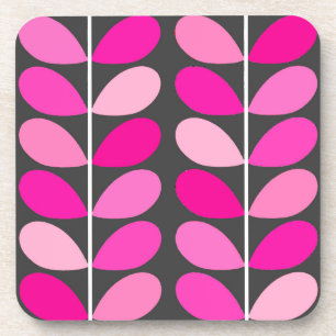 Deens leren uit de middeleeuwen, Fuchsia Pink en G Bier Onderzetter
