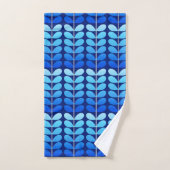 Deens leren uit de middeleeuwen, marineblauw en ko bad handdoek (Handdoek)