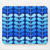 Deens leren uit de middeleeuwen, marineblauw en ko muismat (Voorkant)