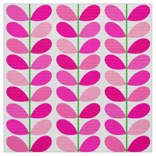 Deens middeleeuwse bladeren, Shades of Fuchsia Pin Stof