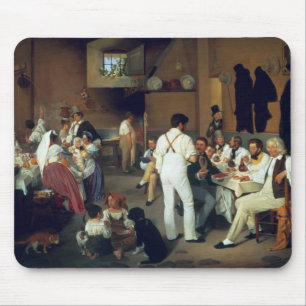 Deense artiesten in de Osteria la Gonsola, Rome, 1 Muismat