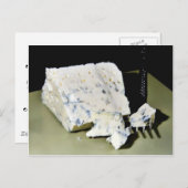 Deense blauwe kaas briefkaart (Voorkant / Achterkant)