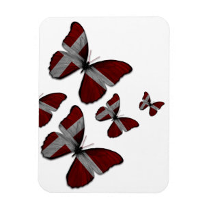 Deense Butterflies Flexible Magnet Magneet