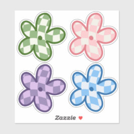 Deense deegwaren voor esthetische Daisy-Stickers Sticker
