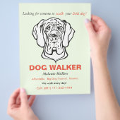 Deense dog Flyer (Hand)