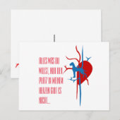 Deense Dog in mijn hart Briefkaart (Voorkant / Achterkant)