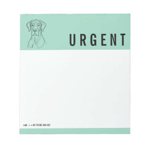 Deense dog notitieblok