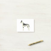 Deense Dog Post-it® Notes (Op bureau)