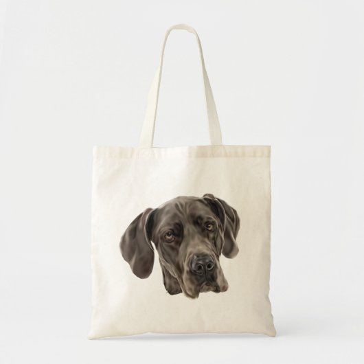 Deense dog tote bag (Voorkant)