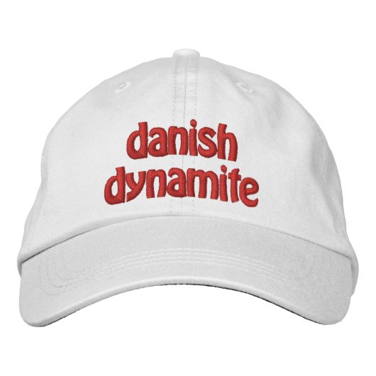Deense Dynamiet Geborduurde Pet (Voorkant)