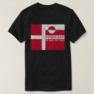Deense en Groenlandse vlag T-shirt