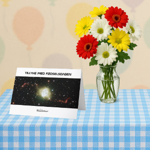 Deense fodselsdag jouw tekst astronomie kaart