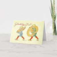 Deense Gladelig Jul Christmas Kaart