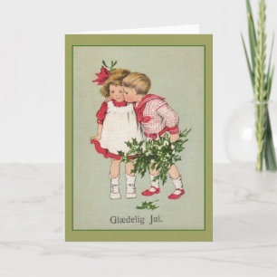 Deense Glædelig jul kerst Kaart