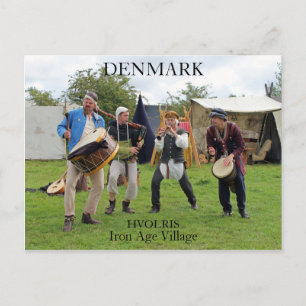 Deense Hvolris IJzertijddorp Briefkaart
