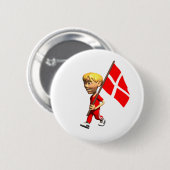 Deense jongen ronde button 5,7 cm (Voorkant /achterkant)