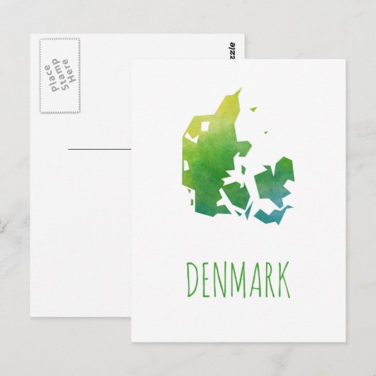 Deense kaart (Voorkant / Achterkant)