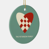 Deense kerst keramisch ornament (Rechts)