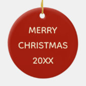 Deense kerst keramisch ornament (Achterkant)