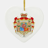  Deense koninklijke wapenstilstand Keramisch Ornament (Voorkant)