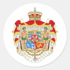  Deense koninklijke wapenstilstand Ronde Sticker