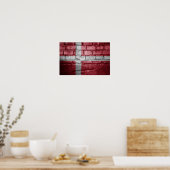 Deense muur poster (Keuken)