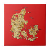 Deense plattegrond tegeltje (Voorkant)