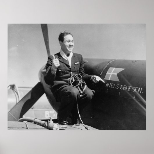 Deense RAF Pilot Poster (Voorkant)