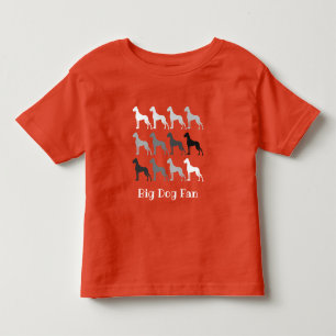 Deense reuzen in zwart, wit en grijs kinder shirts