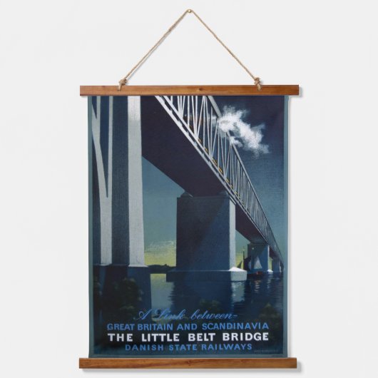  Deense staatsspoorwegen 1951 Aage Rasmussen Hangend Wandkleed (Voorkant)