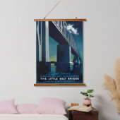  Deense staatsspoorwegen 1951 Aage Rasmussen Hangend Wandkleed (Slaapkamer)