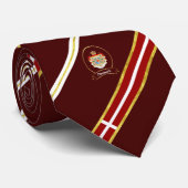 Deense stremplank stropdas (Opgerold)