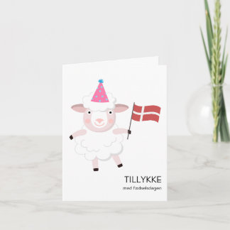 Deense Verjaardag Kaart – Tillykke med fødselsdage