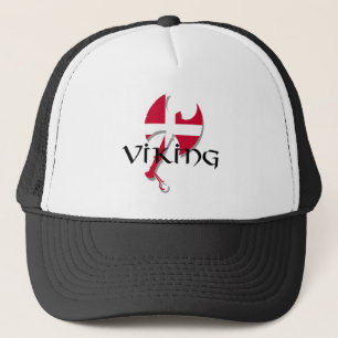 Deense Viking Deense vlag Ax Trucker Pet